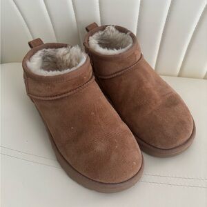 UGG Brown Suede Ankle Booties